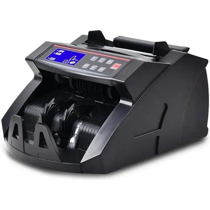 Extralink EX.21366 Contador de billetes y detector de billetes falsos con sensores UV y MG (Magnético) color negro
