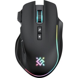 Souris de jeu Defender GM-213 THUNDER, noire, 7 boutons, connexion USB