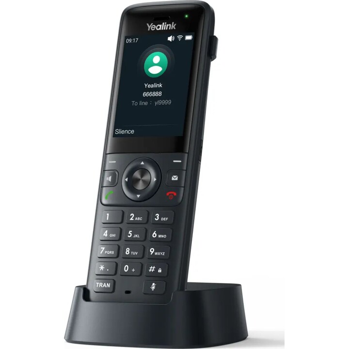 Yealink AX83H - Teléfono VoIP inalámbrico con identificador de llamadas
