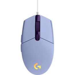 Logitech G 910-005853 Gaming Mouse USB Type-A 8000 DPI, Purple, 1ms