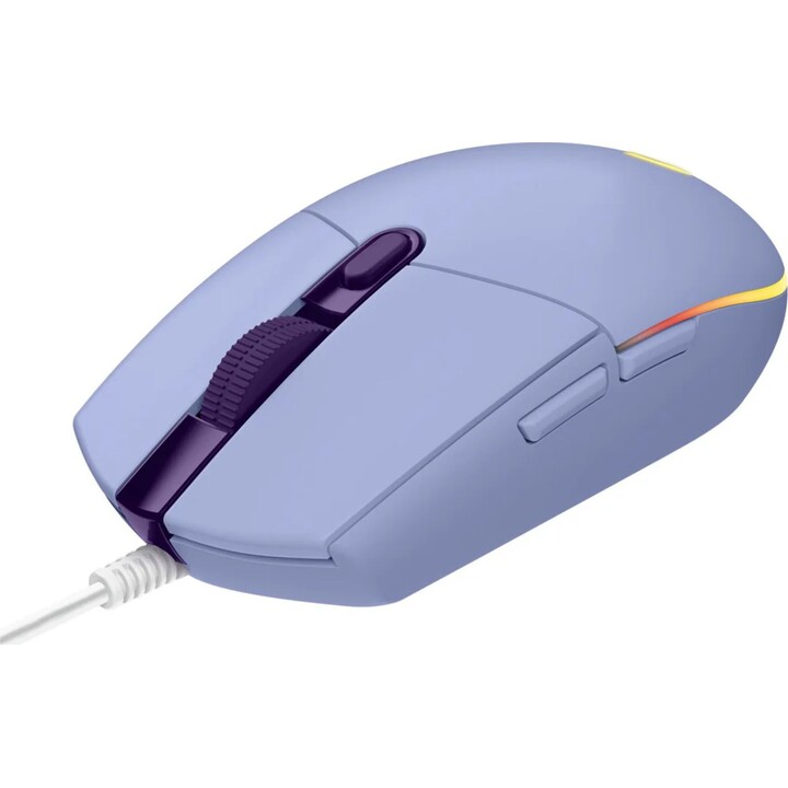 Logitech G 910-005853 Mouse da gioco USB tipo A 8000 DPI, Viola, 1 ms
