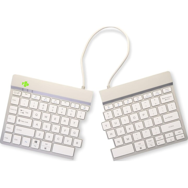 R-Go – Geteilte Tastatur, Scherenmechanismus, Karpaltunnel, 2-teiliges ergonomisches Design mit Breakout-Software