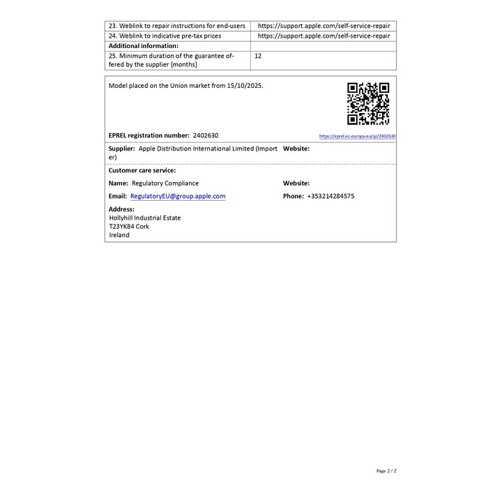 Apple iPad Pro 11 2025 6a generazione M5 2TB WiFi cellulare argento - vetro standard