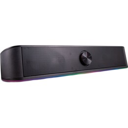 DEEPGAMING R200B 2.0 soundbar with RGB lighting black