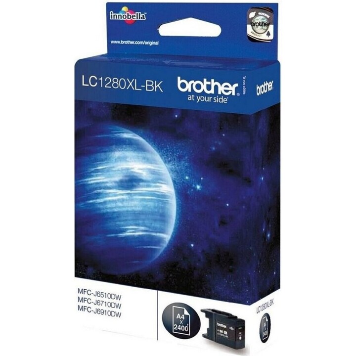 Cartouche Brother MFCJ-6510DW LC1280XLBKBP noire