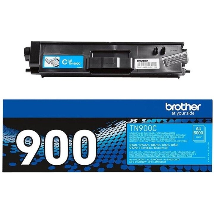 Original Brother TN900C Cyan Toner, 6,000 pages