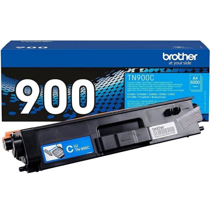Original Brother TN900C Cyan Toner, 6,000 pages