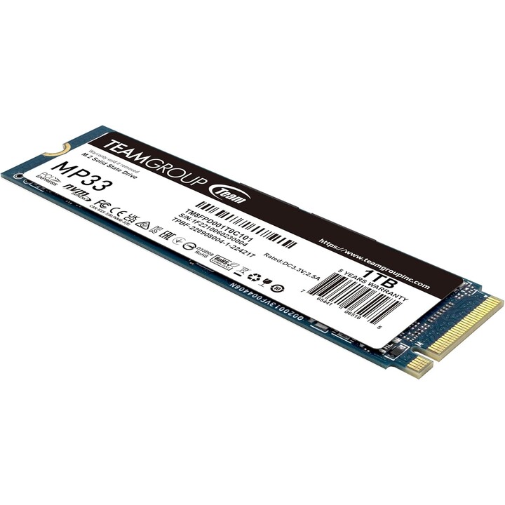 Team Group MP33 PRO 1TB Gen3 PCIe x4 NVMe