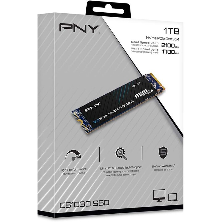 PNY CS1030 1 TB M.2 PCI Express 3.0 NVMe 3D NAND