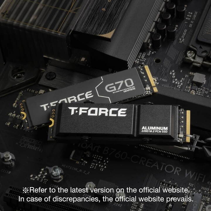 SSD Team Group T-Force G70 PRO de 2 TB PCIe Gen4 x4 NVMe