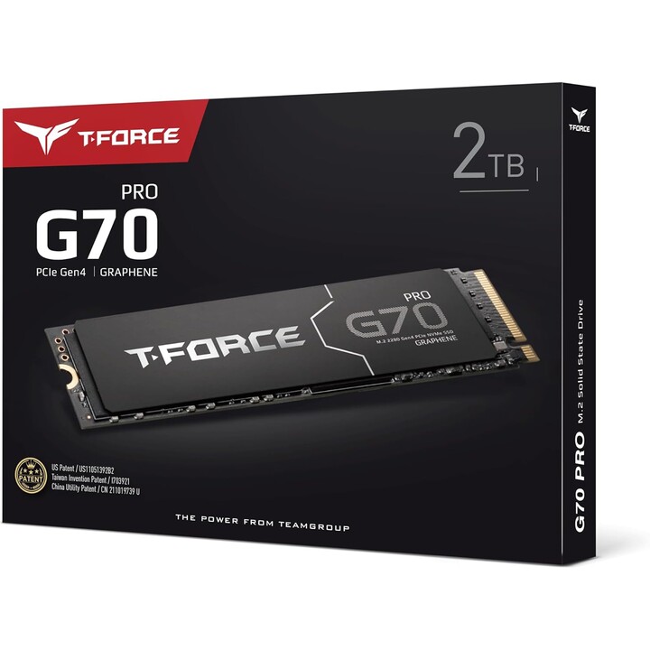 SSD NVMe PCIe Gen4 x4 da 2 TB Team Group T-Force G70 PRO