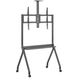 Art STO S-14 - Soporte móvil con fijación VESA para televisores de 55-100" y un peso de hasta 120 kg.