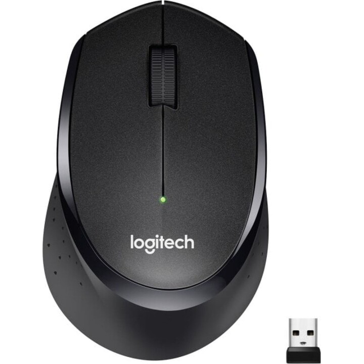 Logitech M330 Silent Plus Ratón Inalámbrico Negro 1000DPI