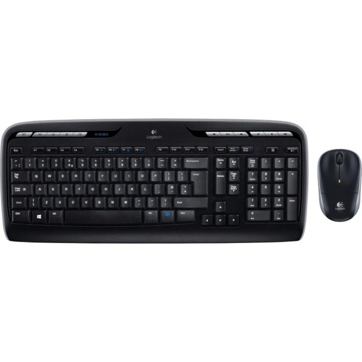 Logitech MK330 Wireless Membrane Keyboard with Mouse and Multimedia Access