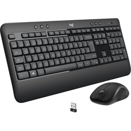Logitech 920-008685 Teclado de membrana sem fio Layout dos EUA com mouse incluído