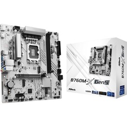 ASRock B760M-X GEN5 Micro-ATX DDR5 Placa base LGA1700 B760 PCIe 5.0 M.2 Gen5 2.5G LAN
