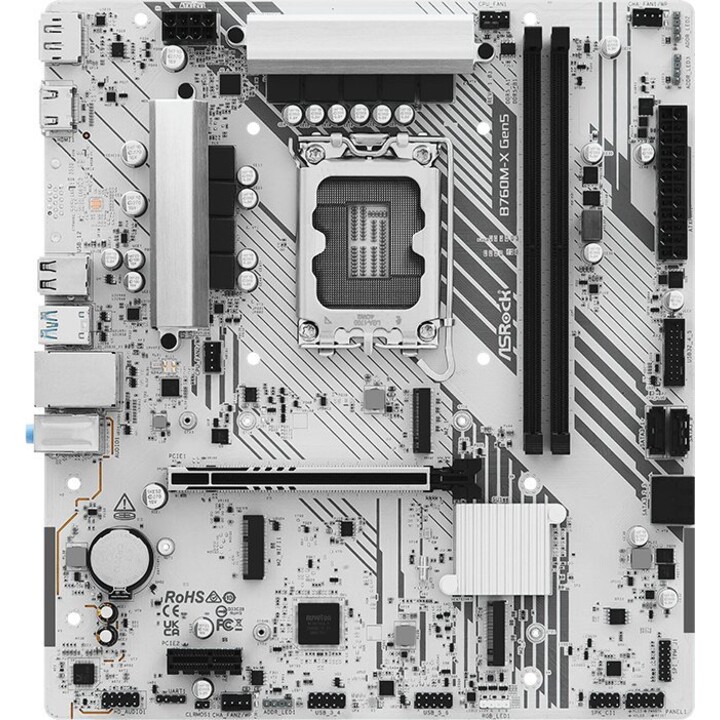 ASRock B760M-X GEN5 Micro-ATX DDR5 Motherboard LGA1700 B760 PCIe 5.0 M.2 Gen5 2.5G LAN