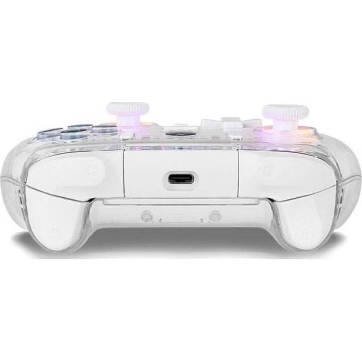 Krom Krystal Controller Bluetooth v5.0 Switch PC LED RGB trasparente Android iOS