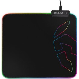 Krom Knout RGB-Gaming-Mauspad mit rutschfester Gummibasis