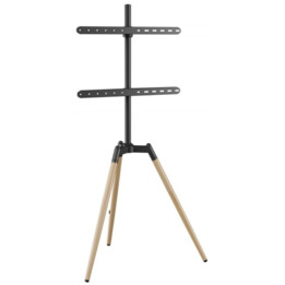 Gembird - TVS-65S-01 Soporte de TV 165,1 cm (65") Negro, Madera