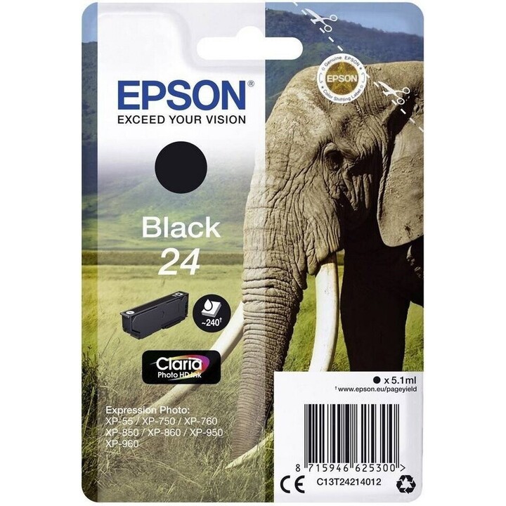 Cartouche noire Epson 24 XP-750 XP-850