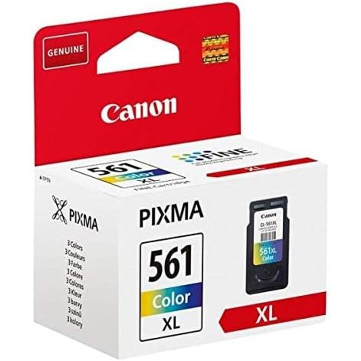 Canon CL-561, cartuchos de tinta originales, tamaño XL, tinta multicolor independiente