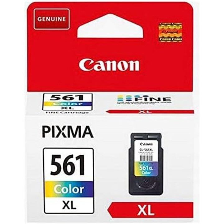 Canon CL-561, cartuchos de tinta originales, tamaño XL, tinta multicolor independiente