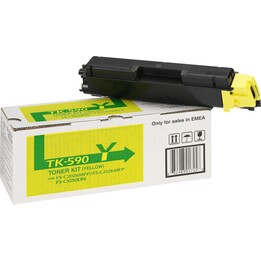 Tóner original kyocera tk-590y amarillo 5.000 páginas