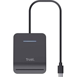 Trust Primo USB-C Smart Card Reader DNIe 3.0 Compatibility ABS Black