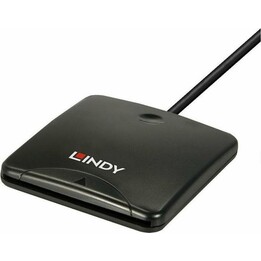 Lettore di smart card Lindy USB 2.0 nero
