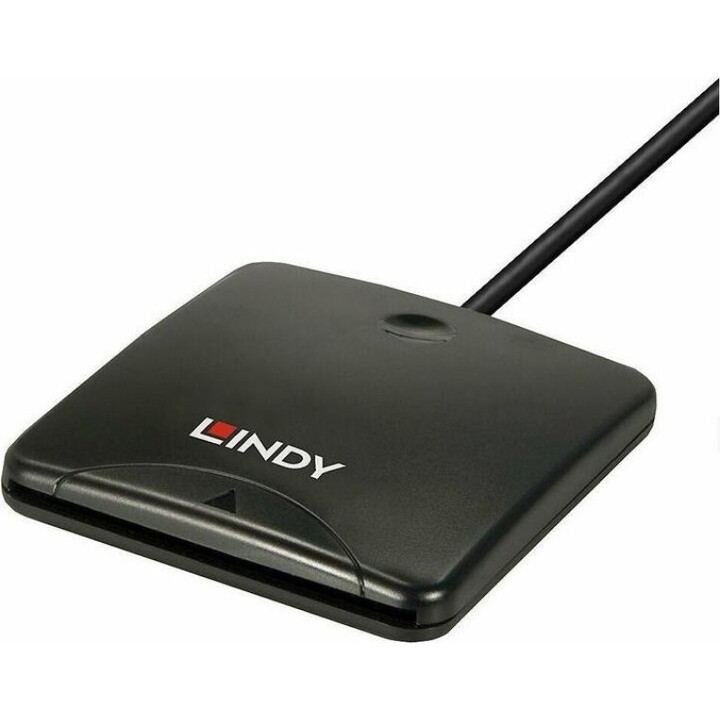 Lindy USB 2.0 Smart Card Reader Black