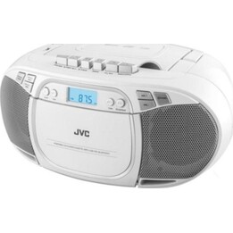 Reproductor CD portátil JVC RC-E451W Bluetooth Cassette USB Blanco 3,2W