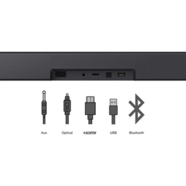 Barra audio HDMI Bluetooth TCL S45H 100 W Dolby Atmos Dual Bass Titanio scuro