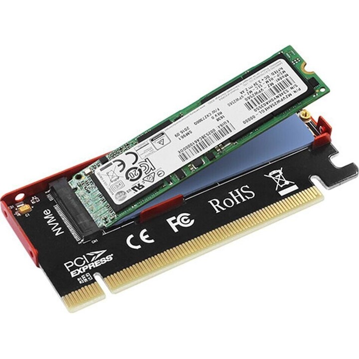Placa de interface interna M.2 e adaptador Axagon PCEM2-S