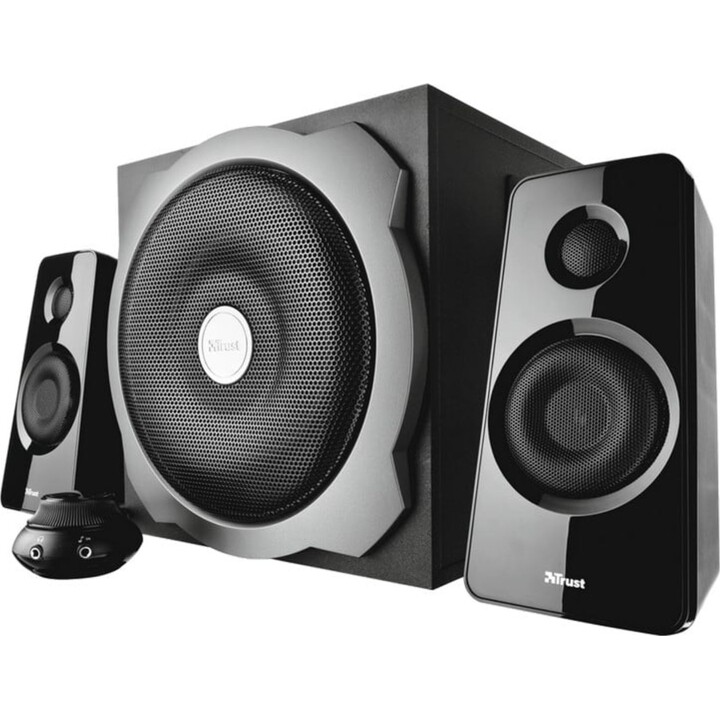 Trust Tytan 2.1 Altavoces 60W Control remoto, negro
