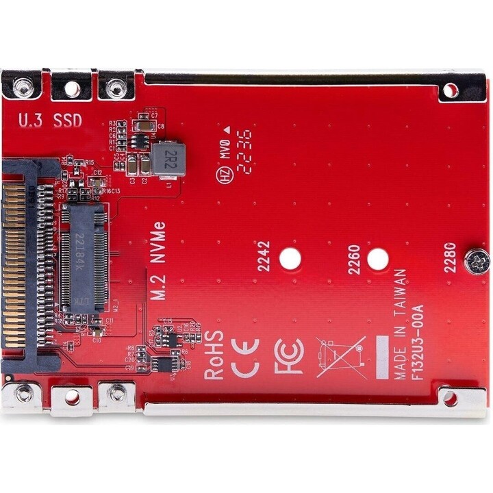 StarTech.com M.2 to U.3 Adapter for NVMe SSDs, PCIe Drive Host Converter to 2.5 U.3 (SFF-TA-1001)