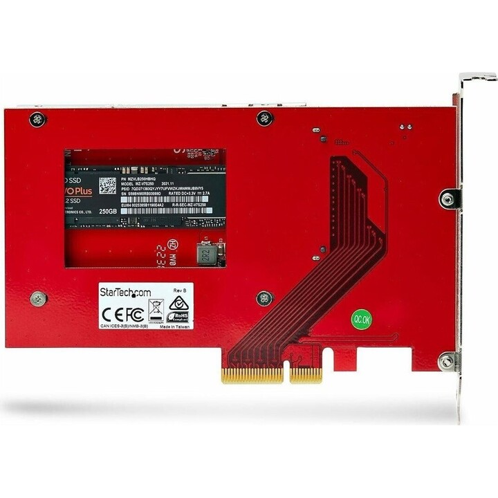 StarTech.com M.2 to U.3 Adapter for NVMe SSDs, PCIe Drive Host Converter to 2.5 U.3 (SFF-TA-1001)