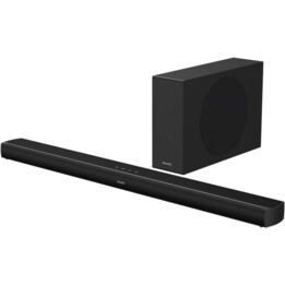 Soundbar wireless AIWA HE-1200SW 2.1 CH con subwoofer, potenza 120 W RMS. 