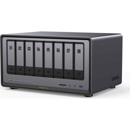 UGREEN NASync DXP8800 Plus 8-Bay NAS 0/8 SATA + 0/2 M.2 SSD, 2x 10GbE, 8GB RAM, nero
