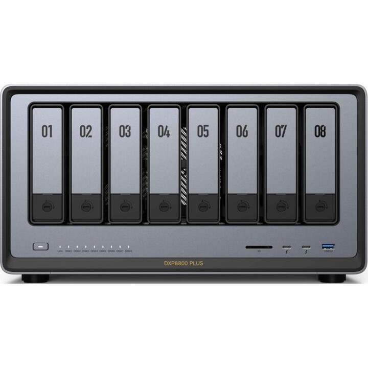 UGREEN NASync DXP8800 Plus 8-Bay NAS 0/8 SATA + 0/2 M.2 SSD, 2x 10GbE, 8GB RAM, nero