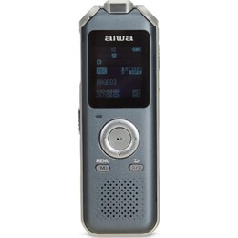 Aiwa DVR-M700 16GB Digital Video Recorder with Triple Microphone, FM Radio, OLED Display and USB-C