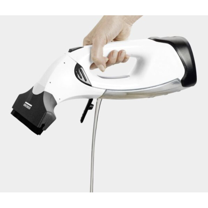 Kärcher WV 2 Plus N D500 Aspirador sin cable para cristales con botella pulverizadora, blanco
