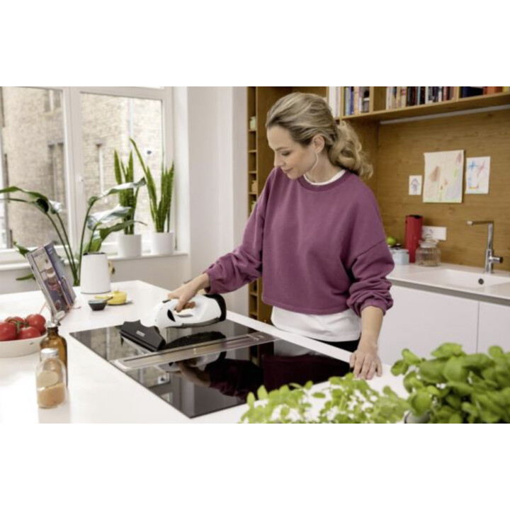 Kärcher WV 2 Plus N D500 Aspirador sin cable para cristales con botella pulverizadora, blanco