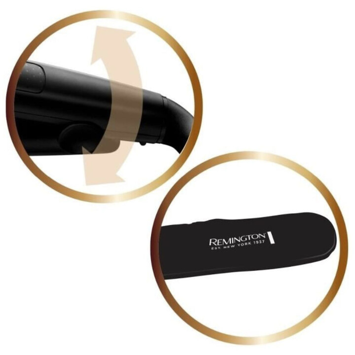 Lisseur à cheveux - REMINGTON S6308, Céramique, 220 V, 230 °C, Noir