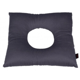 ANTAR AT03022 Sitzkissen gefüllt mit ergonomischen Komfort-Stützpolstern 43x43 cm, Schwarz