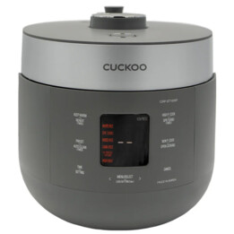 CUCKOO - CRP-ST1009F Urban Grey / TWIN PRESSURE (Digitaler Dampfdruck) Reiskocher