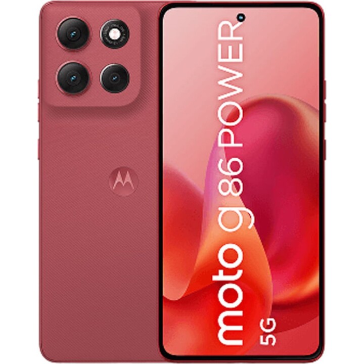 Motorola Moto G86 Power 5G, 8GB 512GB, 6.67 pOLED, 6720mAh, Rojo