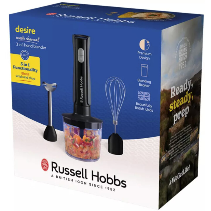RUSSELL HOBBS 27141-56 3-in-1 Mixer-Pack mit 500W und 2 Geschwindigkeiten