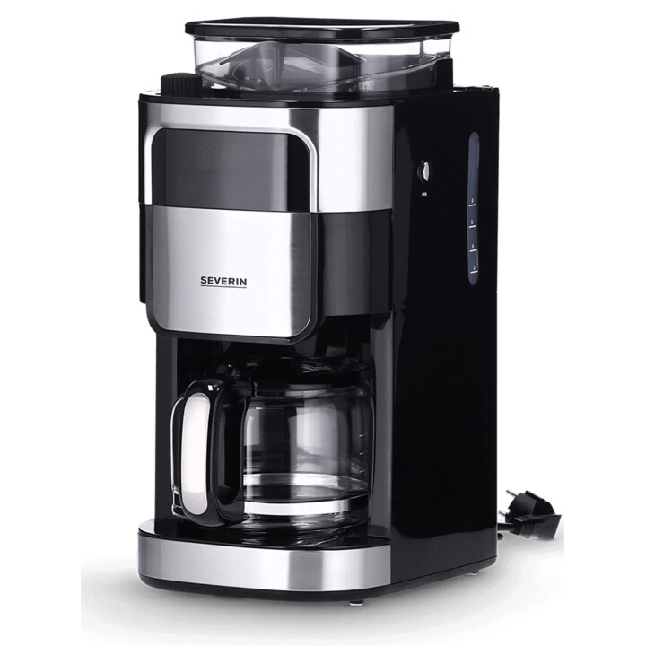 Cafetière à filtre - SEVERIN KA 4813, 1000 W, 1.25 l, 10 tasses, Gris