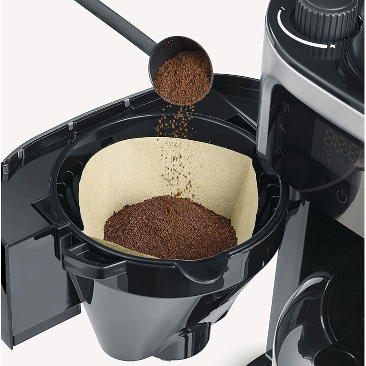 Cafetière à filtre - SEVERIN KA 4813, 1000 W, 1.25 l, 10 tasses, Gris